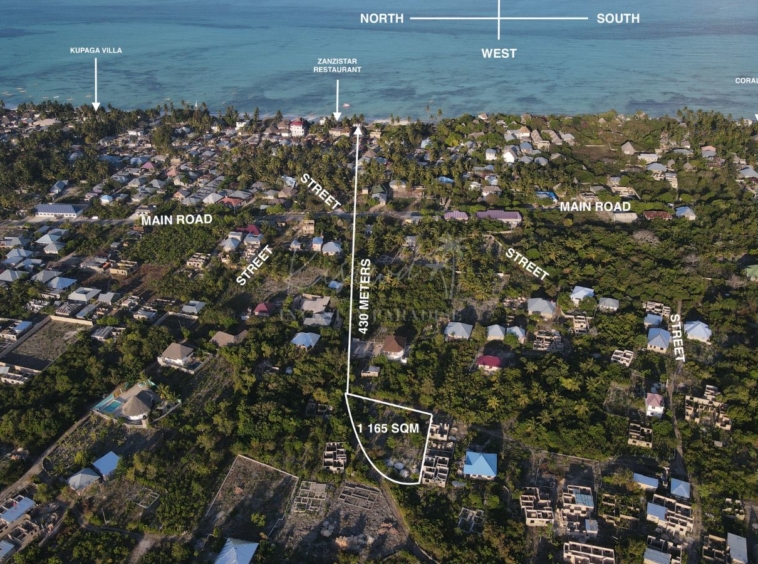 Invest land Zanzibar Mwendawima 1165sqm