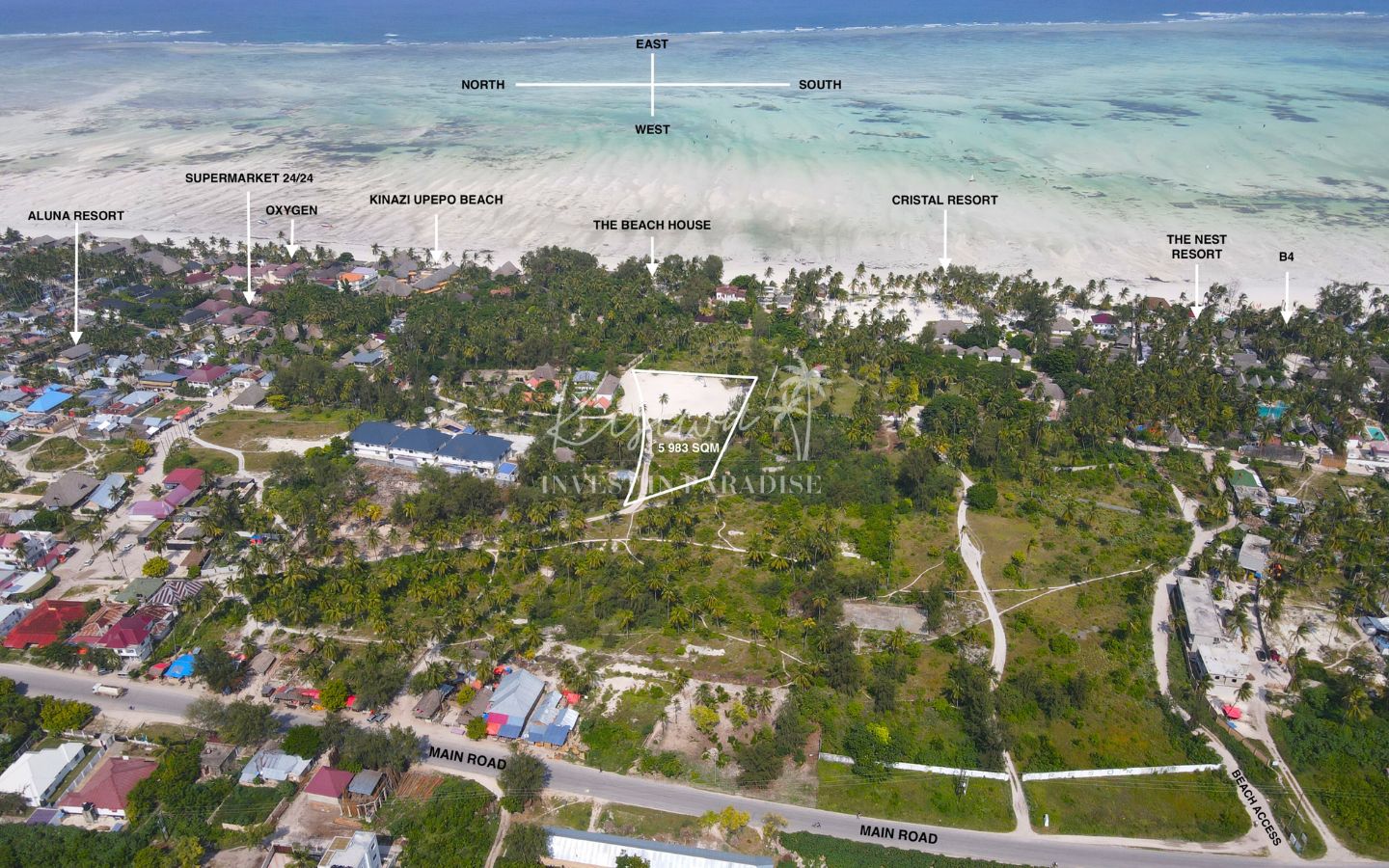 Invest-land-zanzibar-Paje-5-983M2