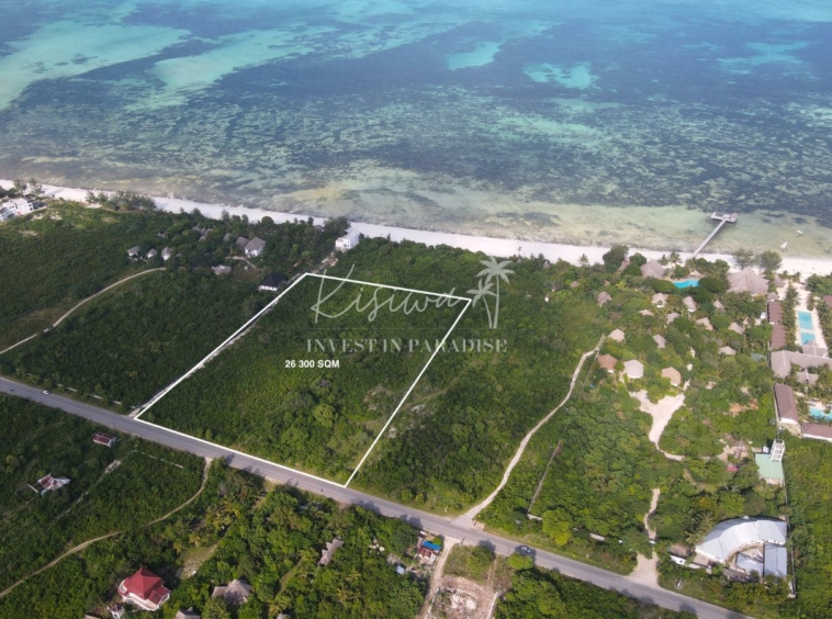 Invest land zanzibar jambiani 26 300M2