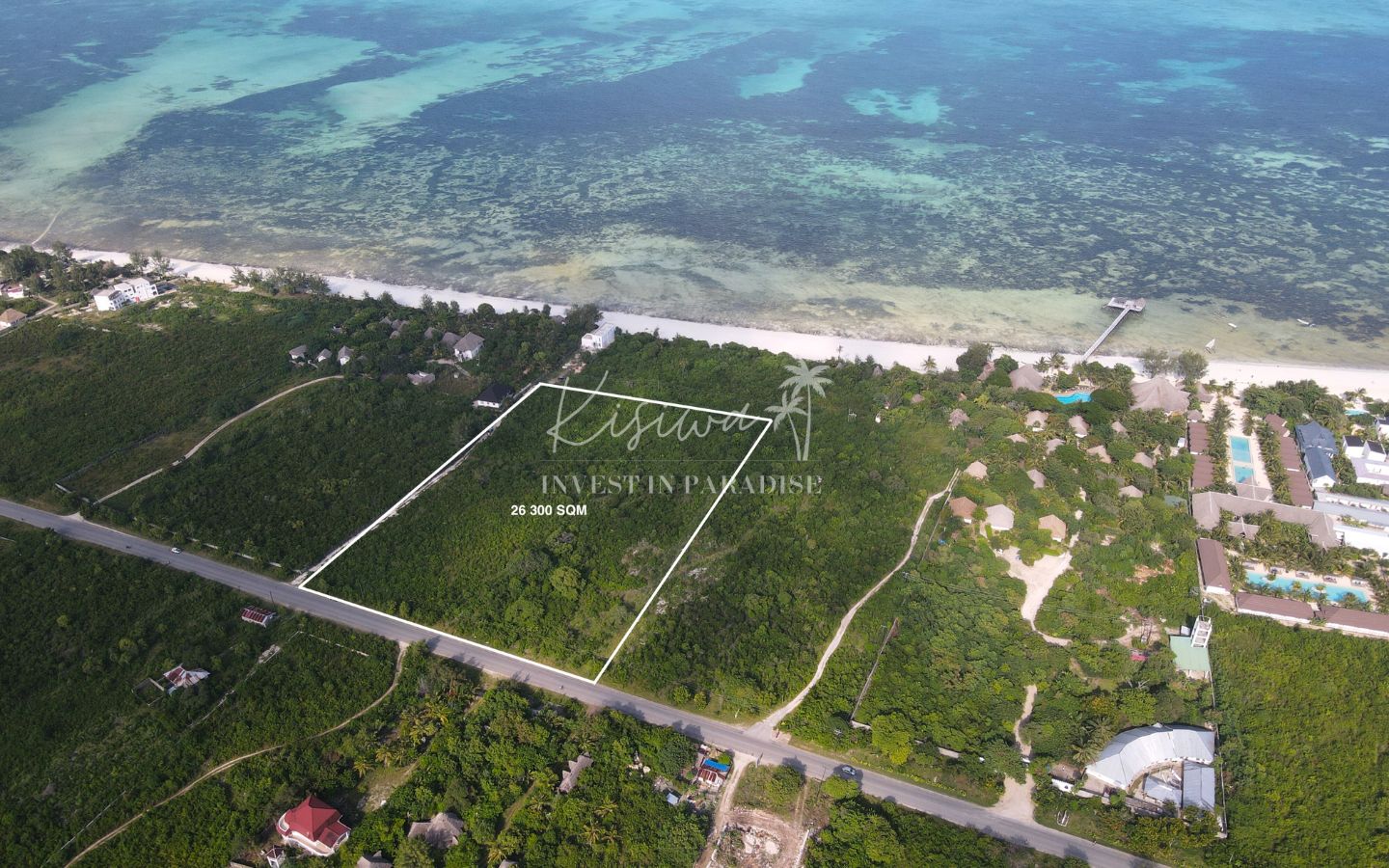 Invest land zanzibar jambiani 26 300M2