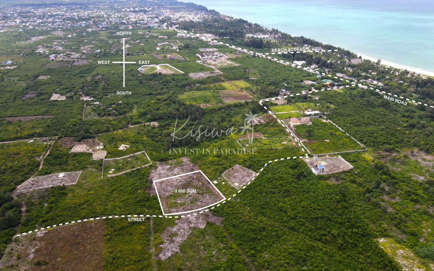 Buy Land Zanzibar Paje 3 600SQM