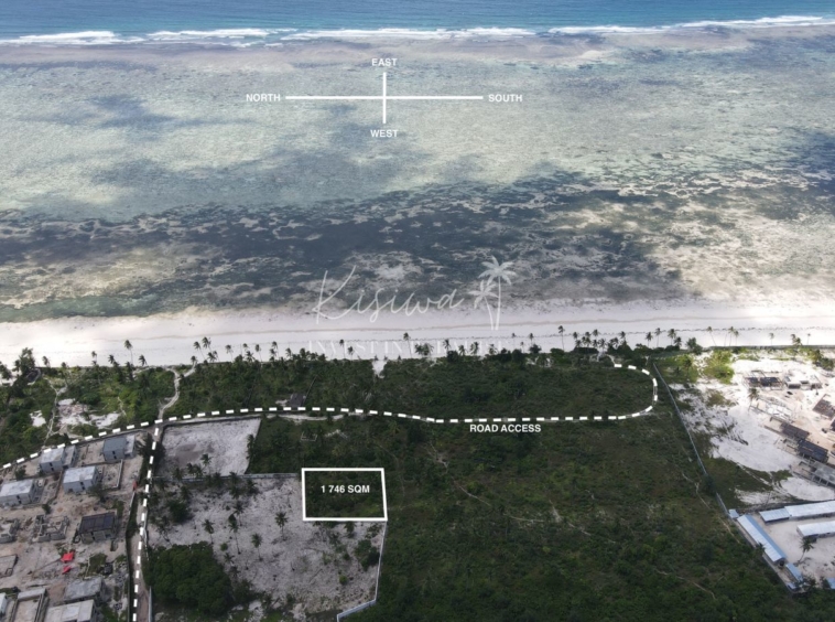 Invest in Zanzibar Bwejuu 1 746M2.