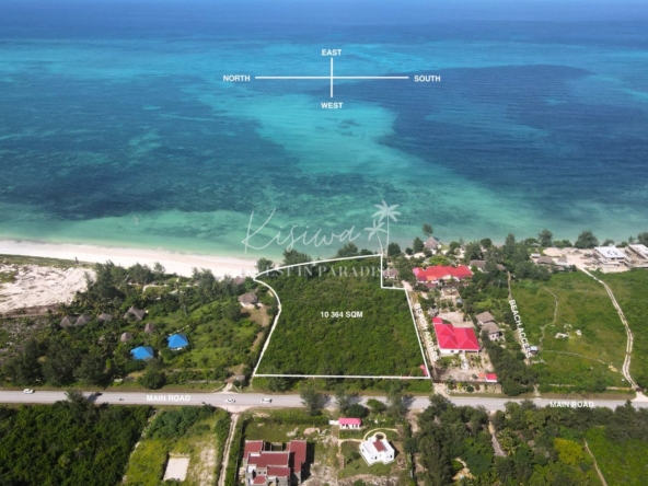 Land for sale Zanzibar Paje 10 364SQM