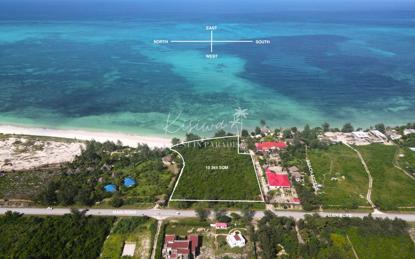 Land for sale Zanzibar Paje 10 364SQM