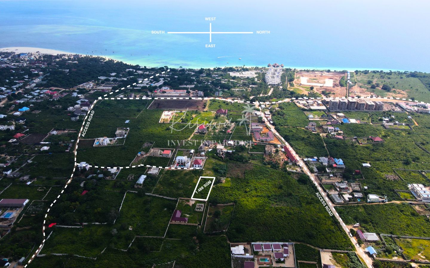 Invest Land Zanzibar Kendwa 1 488 SQM