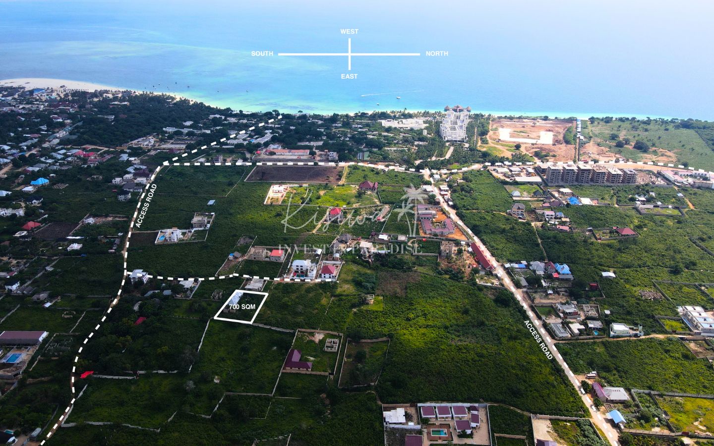 Invest Land Zanzibar Kendwa 700 SQM