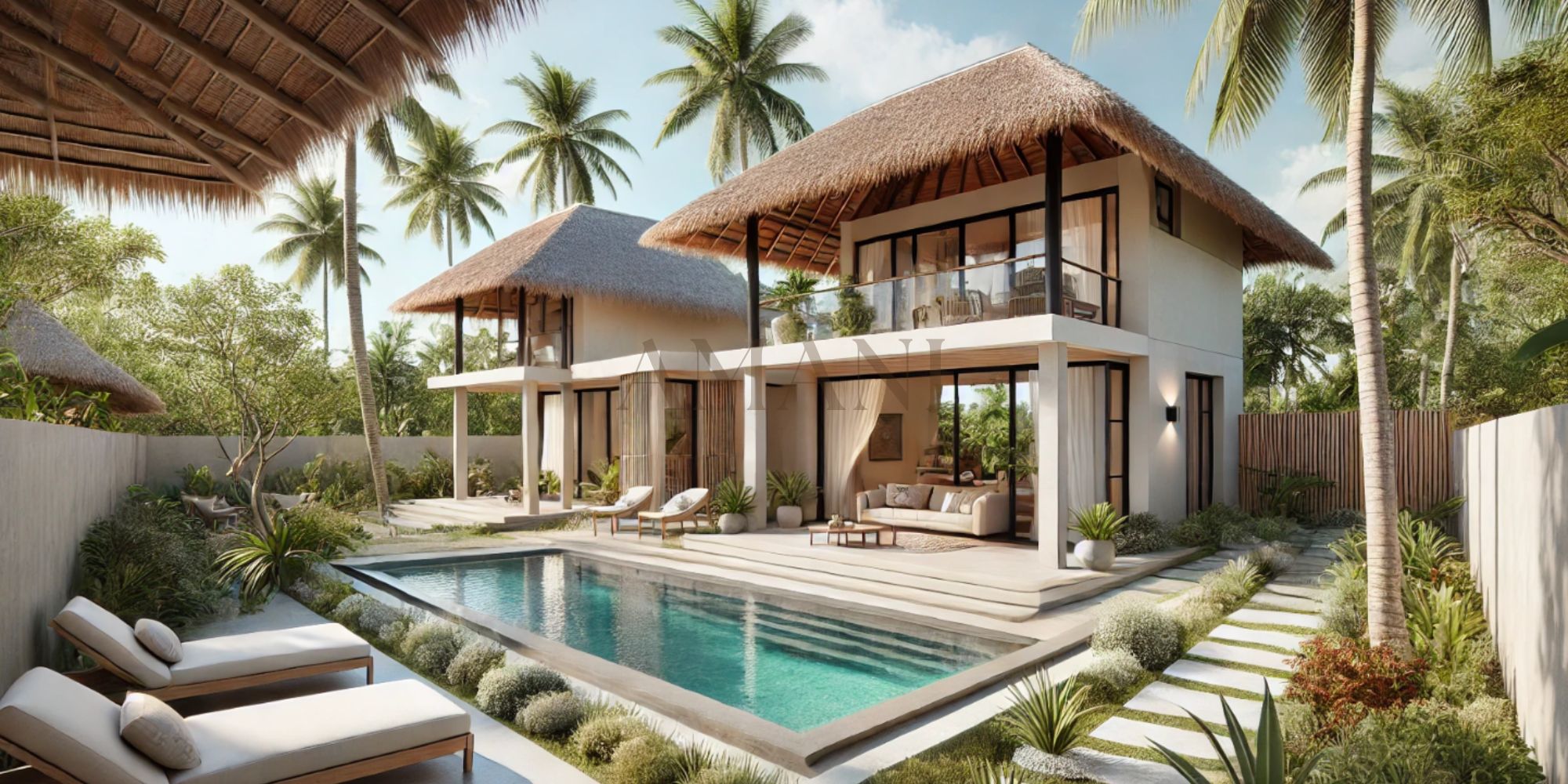 Construction villa Zanzibar