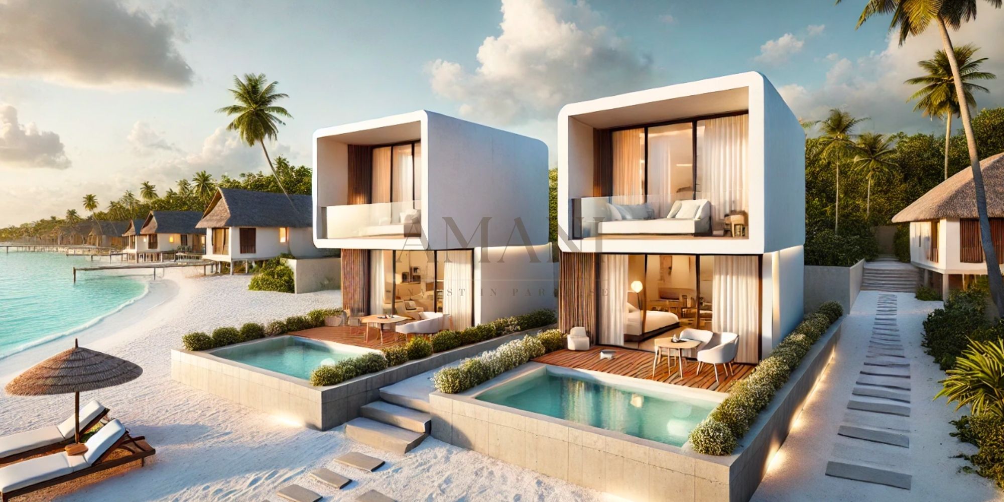 Construction zanzibar villa modern