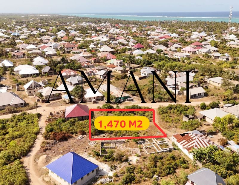 Land for sale zanzibar Bwejuu 1 470 M2