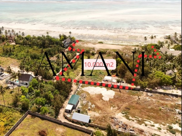 Land for sale zanzibar Jambiani 10 000 M2